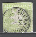 Duitsland Wurttemberg 13 geb 1859 ; MEER WURTTENBERG 15% CW, Verzenden, Duitse Keizerrijk, Gestempeld