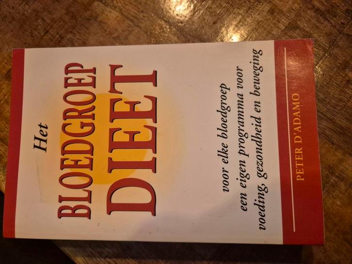 Peter D'Adamo - Het bloedgroepdieet, Boeken, Kookboeken, Zo goed als nieuw, Ophalen of Verzenden