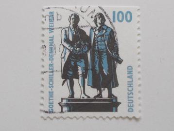 BRD, Postzegel Goethe/Schiller Monument Met Plaatfout 1998. beschikbaar voor biedingen