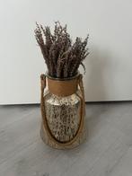 Gouden vaas Westwing, Huis en Inrichting, Woonaccessoires | Droogbloemen, Ophalen of Verzenden, Zo goed als nieuw