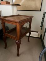 Antiek Eiken Theekastje, Ophalen of Verzenden