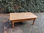 Mooie salontafel landelijk doorleefd, Ophalen, Gebruikt, 100 tot 150 cm, 50 tot 75 cm