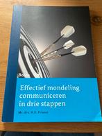 Effectief mondeling communiceren in drie stappen, Boeken, Ophalen of Verzenden, Zo goed als nieuw, Darwin Frieser