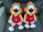 2 zgan, niet kapot, Loekie de Leeuw basketballers knuffels, Ophalen, Overige figuren, Zo goed als nieuw, Beeldje of Figuurtje