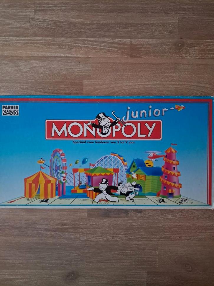 Bordspel Monopoly junior, Hobby en Vrije tijd, Gezelschapsspellen | Bordspellen, Gebruikt, Ophalen
