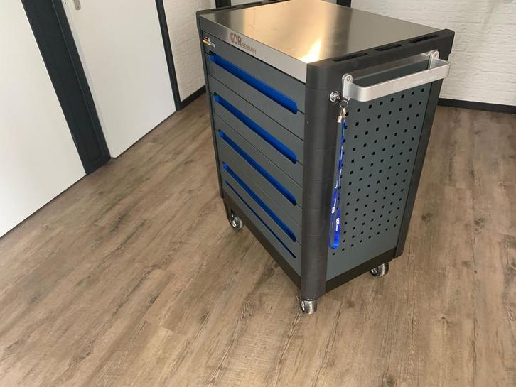 GDR9 Gereedschapwagen van GDR Werkzeuge – Compleet, robuust, Doe-het-zelf en Verbouw, Gereedschapskisten, Zo goed als nieuw, Gevuld