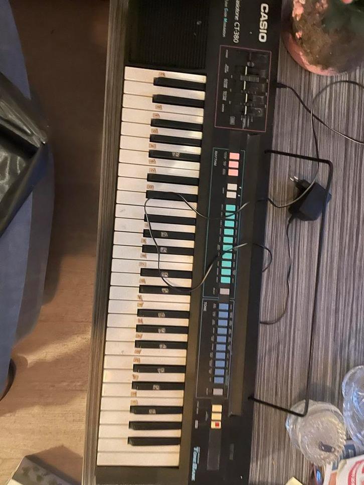 Casio Casiotone CT-380 Elektrisch Orgel met Lesmateriaal, Muziek en Instrumenten, Keyboards, Gebruikt, 61 toetsen, Casio, Ophalen of Verzenden
