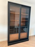 Woood vitrinekast, Huis en Inrichting, Kasten | Vitrinekasten, Ophalen, Zo goed als nieuw, 25 tot 50 cm, 150 tot 200 cm