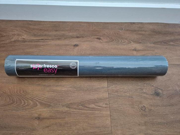 Behang midnight blue Super fresco easy vliesbehang, Doe-het-zelf en Verbouw, Verf, Beits en Lak, Zo goed als nieuw, Blauw, Ophalen of Verzenden