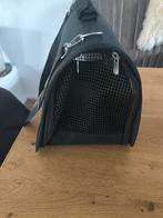 Zwarte Pet Carrier / Draagtas voor Kat of Kleine Hond ZGAN, Dieren en Toebehoren, Ophalen of Verzenden, Zo goed als nieuw
