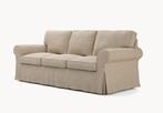 EKTORP HOES  voor een 3-zitsbank  Hallarp BEIGE, Ophalen, Tijdloos, modern, klassiek, landelijk, 75 tot 100 cm, Rechte bank