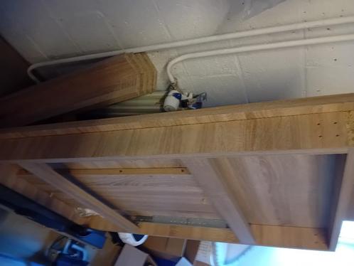 Tafel, Huis en Inrichting, Tafels | Eettafels, Gebruikt, 50 tot 100 cm, 150 tot 200 cm, Vier personen, Rechthoekig, Overige houtsoorten