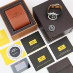 Breitling Navitimer Chronograph B01 43 (Zeer goed/ 2016), Leer, Staal, Breitling, Polshorloge