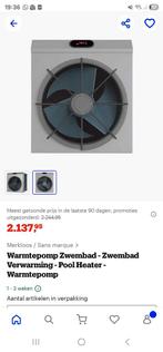 Zwembad warmtepomp full inverter 8kw
Ophalen belgie beringen, Tuin en Terras, Zwembad-toebehoren, Ophalen