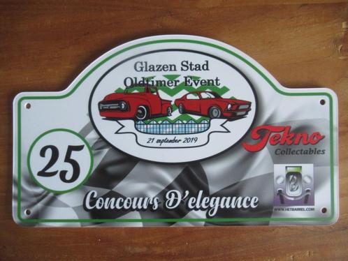 Rallyschild van Glazenstad event 2019, Verzamelen, Automerken, Motoren en Formule 1, Zo goed als nieuw, Auto's, Ophalen of Verzenden