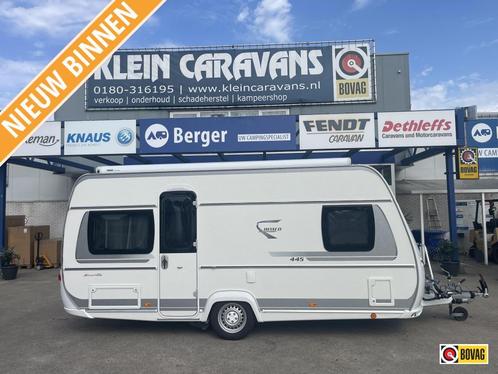 Fendt Bianco Selection 445 TFB + Mover + Cassetteluifel, Caravans en Kamperen, Caravans, Bedrijf, tot en met 4, 1000 - 1250 kg