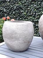 Super mooie grote bloempot  voor binnen., Ophalen, Zo goed als nieuw, Rond, Steen of Aardewerk
