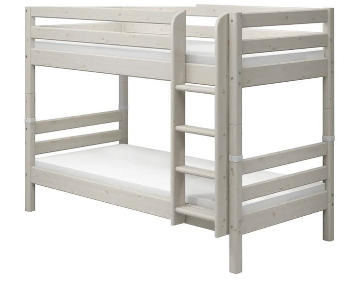 Flexa Classic - Stapelbed - 143cm - whitewash!!!, Kinderen en Baby's, Kinderkamer | Stapelbedden en Hoogslapers, Zo goed als nieuw