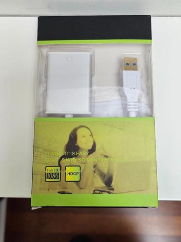 USB 3.0 to HDMI adapter beschikbaar voor biedingen