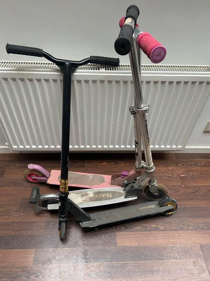 Verschillende stepjes/Loopfietsen — diverse modellen, Kinderen en Baby's, Speelgoed | Buiten | Voertuigen en Loopfietsen, Gebruikt