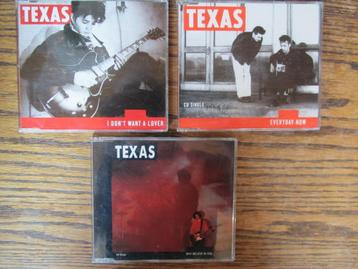Texas - 3x cd-single  beschikbaar voor biedingen