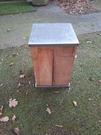 Zuil 30x30 hoog45 cm, Nieuw, 40 liter of meer, Ophalen of Verzenden, Rvs