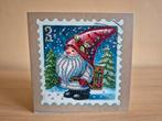 A11- daimond painting kaart- gnome postzegel (1), Ophalen of Verzenden, Nieuw, Overige thema's