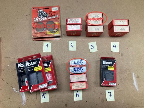 Nieuw (NOS) remblokken sets div types KAWASAKI motoren, Motoren, Accessoires | Onderhoudsmiddelen, Ophalen of Verzenden