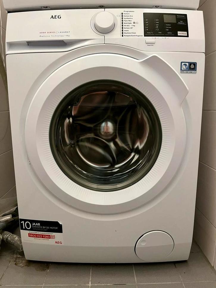 AEG Lavamat 6000 Serie - Voorlader, Witgoed en Apparatuur, Wasmachines, Gebruikt, Voorlader, 6 tot 8 kg, 85 tot 90 cm, 1200 tot 1600 toeren