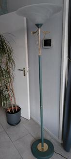Groene vloer & Tafellamp Set, Huis en Inrichting, Lampen | Vloerlampen, Ophalen, Zo goed als nieuw, Glas, 150 tot 200 cm