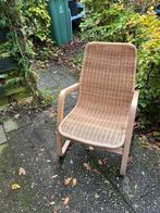 prettige rieten stoel, Huis en Inrichting, Stoelen, Ophalen, Riet of Rotan, Gebruikt, Eén