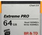 NIEUW! Firstwin CFast 2.0 Geheugenkaart 64GB | VPG 130 |, Ophalen of Verzenden, Zo goed als nieuw, Fotocamera, 64 GB