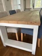 Steigerhouten eettafel (200x90x78), Ophalen, Gebruikt, 200 cm of meer, 50 tot 100 cm