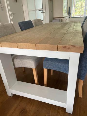 Steigerhouten eettafel (200x90x78) beschikbaar voor biedingen