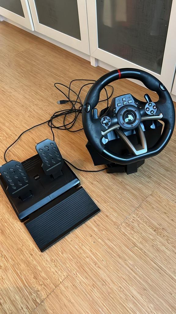playstation race stuur + pedalen, Spelcomputers en Games, Spelcomputers | Sony PlayStation Consoles | Accessoires, Zo goed als nieuw