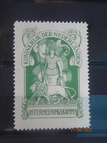 Nico Nederland Internering 1 Postfris zonder plakker 1916 beschikbaar voor biedingen
