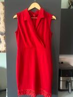 Supergaaf mouwloos rode minijurk mt S zgan, Kleding | Dames, Maat 38/40 (M), Ophalen of Verzenden, Zo goed als nieuw, Boven de knie