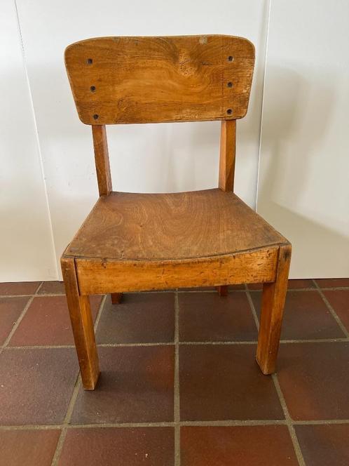 Houten kinderstoeltje – vintage, Antiek en Kunst, Curiosa en Brocante, Ophalen of Verzenden