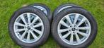 18" Audi Q3 F3 Tiguan Kodiaq velgen Continental all-season, 18 inch, Gebruikt, Banden en Velgen, Ophalen of Verzenden