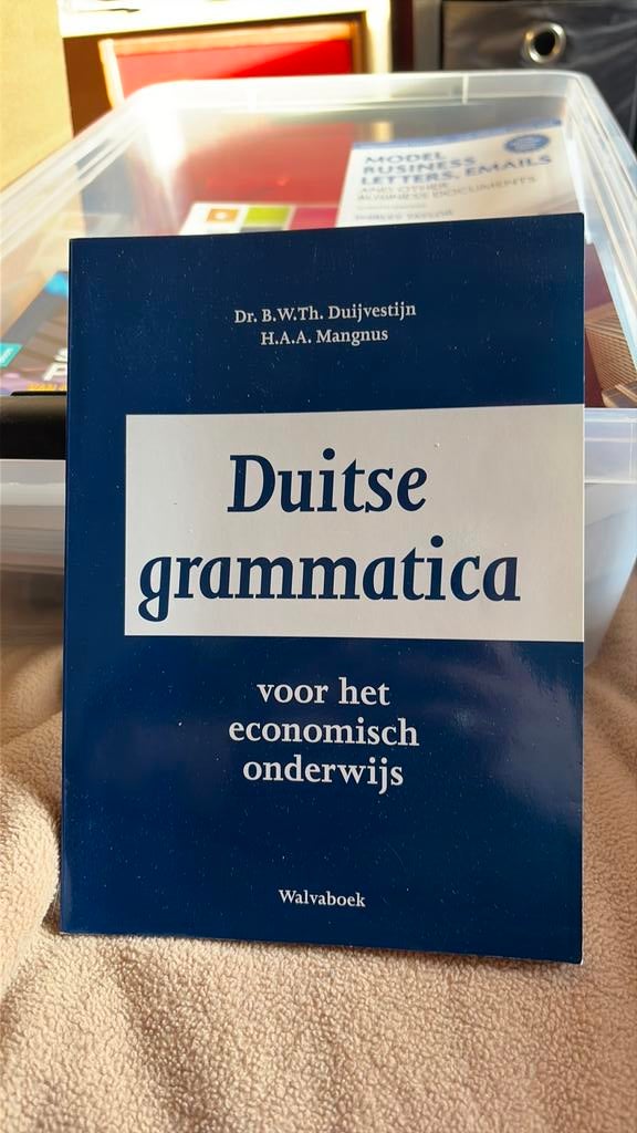Duitse grammatica voor het economisch onderwijs, Boeken, Ophalen of Verzenden, Zo goed als nieuw, Internet of Webdesign