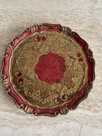 Italiaans barok rond dienblad tray plateau, Antiek en Kunst, Curiosa en Brocante, Ophalen of Verzenden