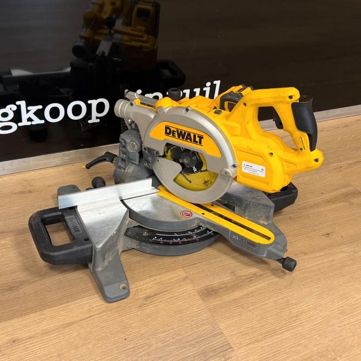 DeWalt DCS777 Flexvolt Afkortzaag | Met accu | Met garantie, Doe-het-zelf en Verbouw, Gereedschap | Machine-onderdelen en Toebehoren