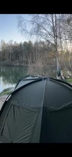 Tempest 100 Brolly aquatexx, incl aquatexx social cap., Watersport en Boten, Hengelsport | Karpervissen, Ophalen, Zo goed als nieuw