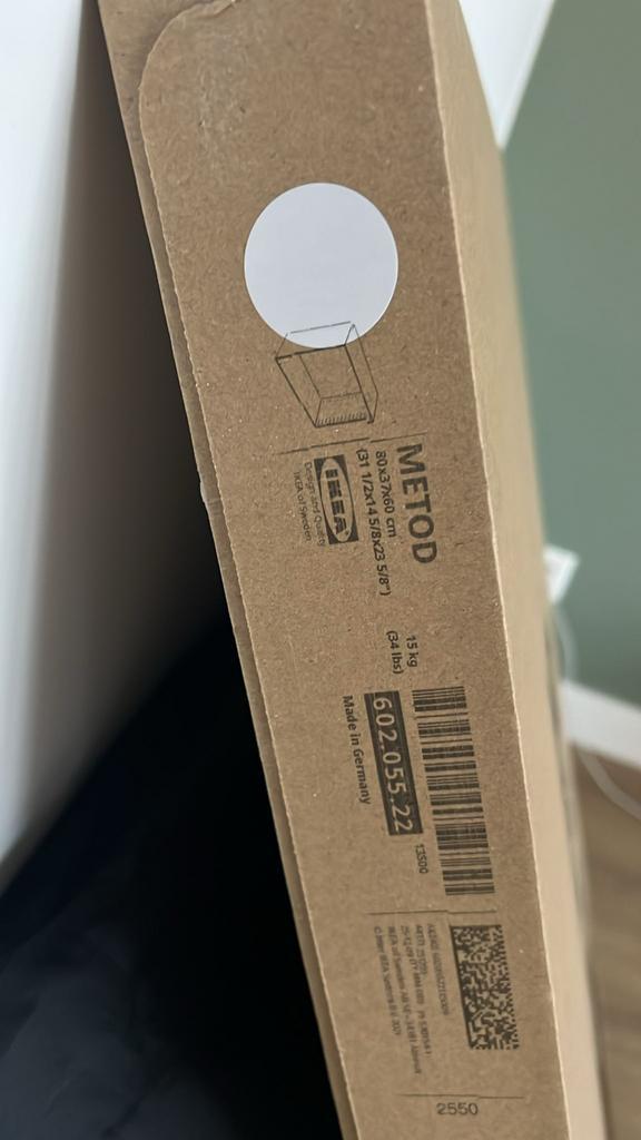 IKEA Metod bovenkast wit 80x37x60cm NIEUW, Huis en Inrichting, Keuken | Keukenelementen, Nieuw, 100 tot 150 cm, 50 tot 100 cm