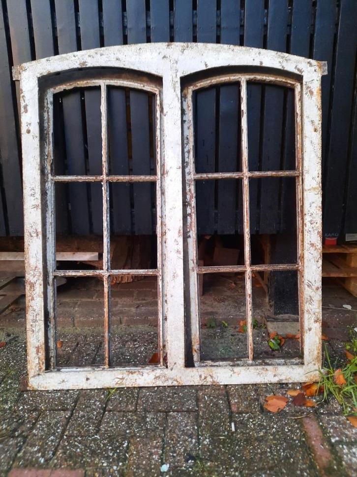 Stalen kozijnen, Doe-het-zelf en Verbouw, Glas en Ramen, Gebruikt, Gevelraam of Ruit, Ophalen