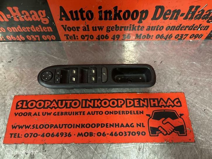 Peugeot 407 ('04-'10) Raamschakelaar Links | 96468704XT |, Auto-onderdelen, Dashboard en Schakelaars, Gebruikt, Ophalen of Verzenden