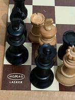 Homas Lasker Staunton Schaakspel met Bord Koninghoogte 82 mm, Hobby en Vrije tijd, Gezelschapsspellen | Bordspellen, Een of twee spelers
