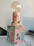 Lamp gemaakt van een vintage jaren '70 flessenwarmer., Ophalen of Verzenden, Zo goed als nieuw