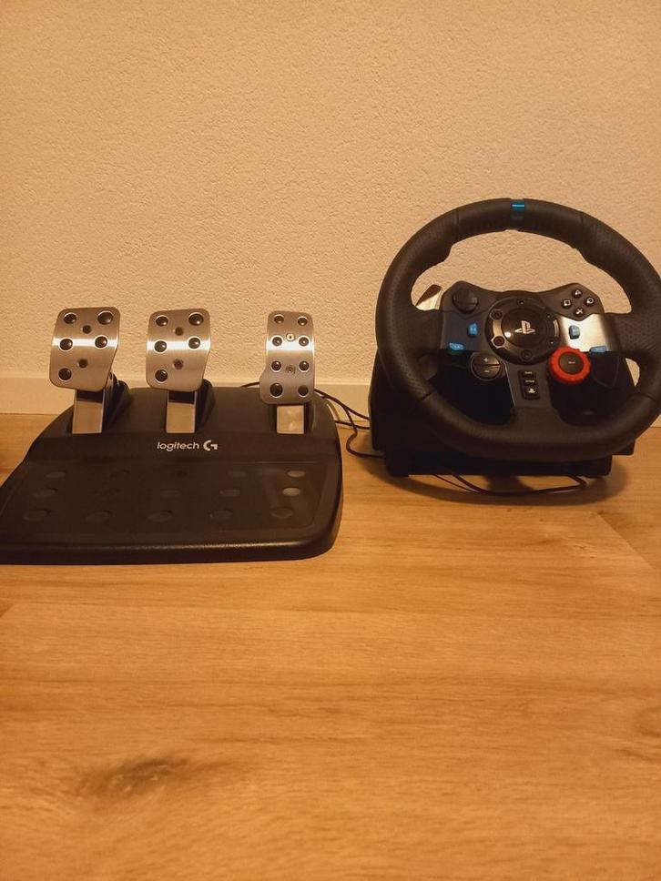 LOGITECH G29 + VDD STANDAARD. RACESET. PS4/PC/XBOX, Computers en Software, Joysticks, Zo goed als nieuw, Ophalen of Verzenden