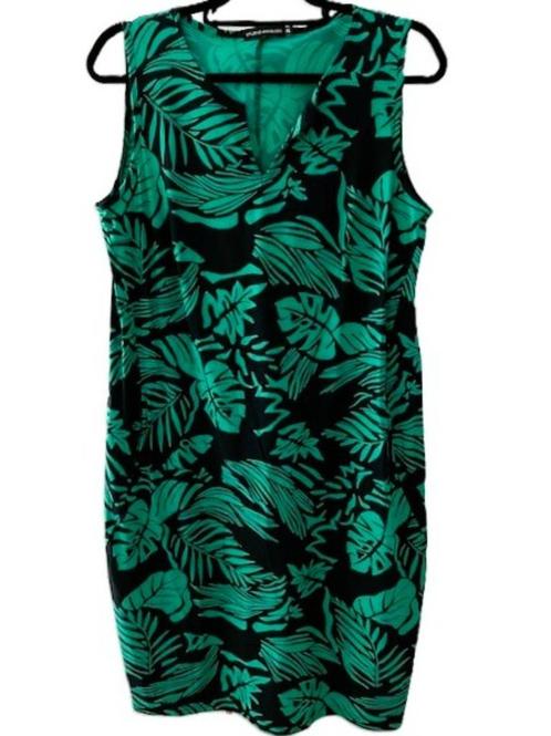 Studio Anneloes SIMPLICITY SL DRESS XL 01826 7590 travelstof, Kleding | Dames, Jurken, Zo goed als nieuw, Maat 42/44 (L), Zwart
